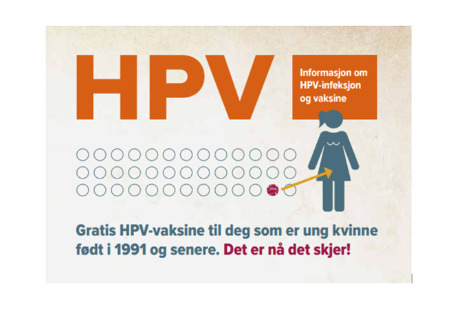 Gratis HPV-vaksine til kvinner fødde 1991 og seinare